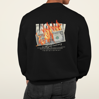 Moletom Careca Burning Money