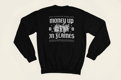 Moletom Careca Money Up in Flames